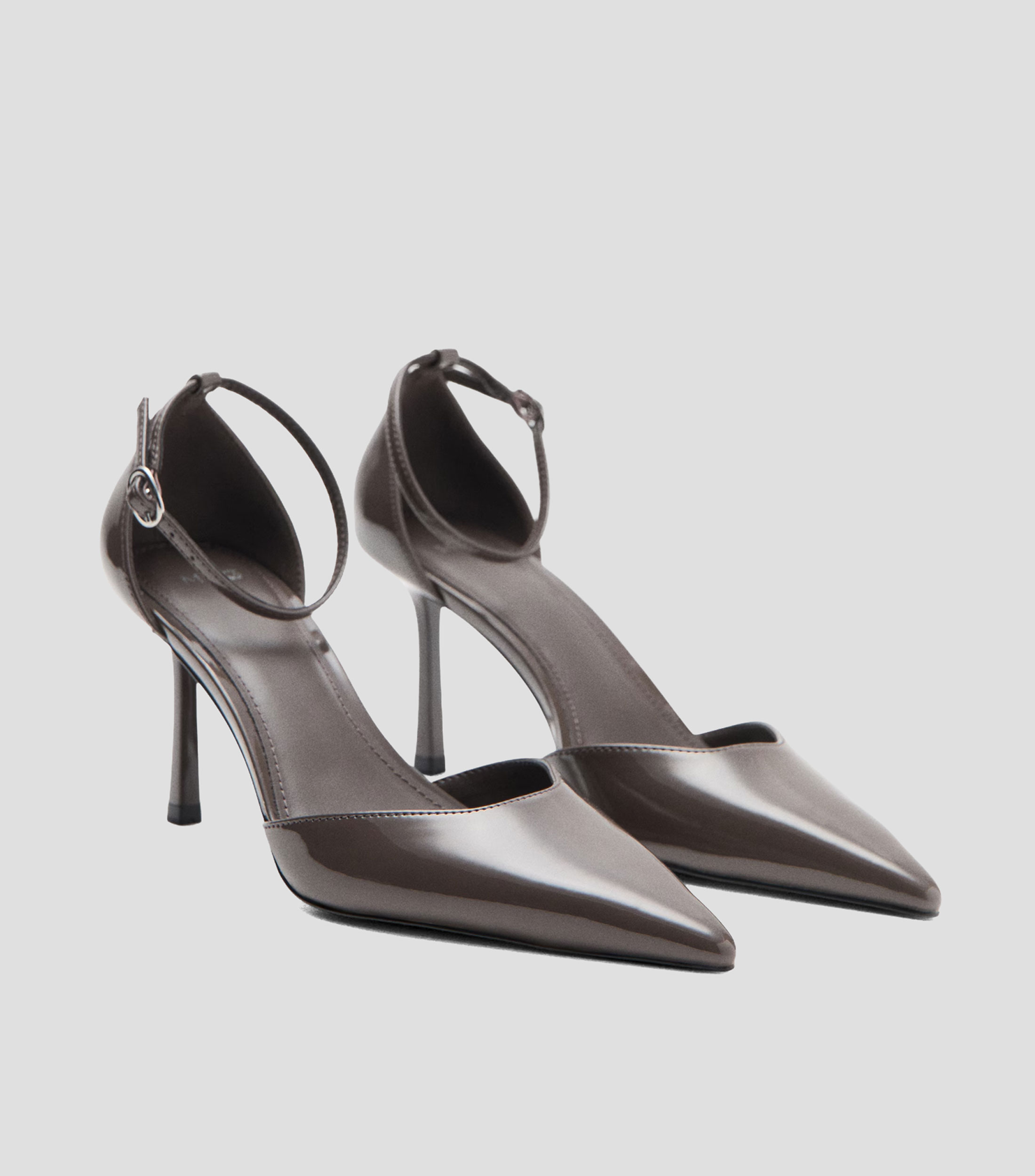 Zapatillas de pulsera con tacón alto de aguja Mujer